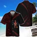 Captain Morgan Hawaiian Shirt Polynesian Samoan Pattern Gift For Beach Trip