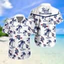 Pabst Blue Ribbon Hawaiian Shirt Island Pattern Gift For Beer Drinkers Pabst Blue Ribbon Hawaiian Shirt Island Pattern Gift For Beer Drinkers
