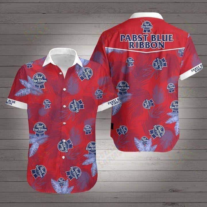 Pabst Blue Ribbon Beer Hawaiian Shirt Trendy Summer Gift