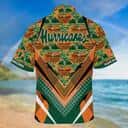 Miami Hurricanes Hawaiian Shirt Gift For College Football Fans