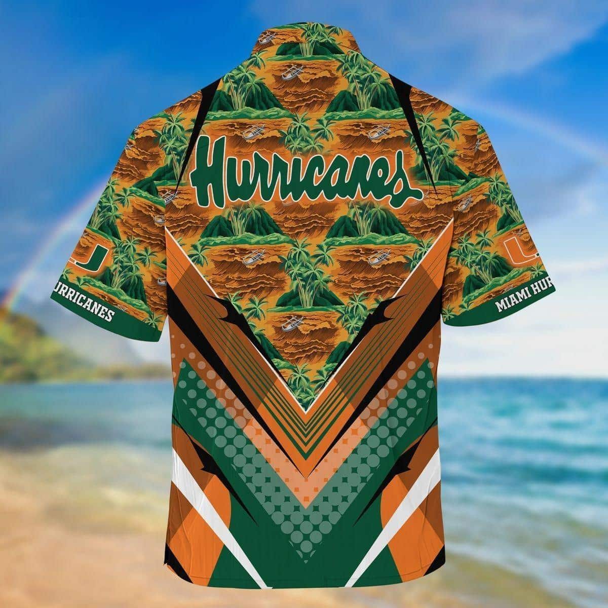 Miami Hurricanes Hawaiian Shirt Gift For College Football Fans Miami Hurricanes Hawaiian Shirt Gift For College Football Fans