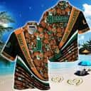 Miami Hurricanes Hawaiian Shirt Palm Leaves Pattern All Over Print Miami Hurricanes Hawaiian Shirt Palm Leaves Pattern All Over Print