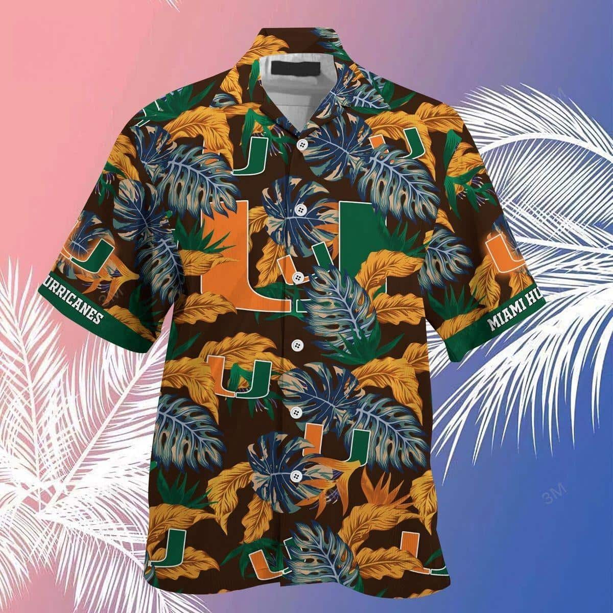 NCAA Miami Hurricanes Hawaiian Shirt Stress Blessed Obsessed NCAA Miami Hurricanes Hawaiian Shirt Stress Blessed Obsessed