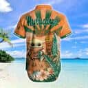Baby Yoda Star Wars NCAA Miami Hurricanes Hawaiian Shirt Baby Yoda Star Wars NCAA Miami Hurricanes Hawaiian Shirt
