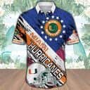 Miami Hurricanes Hawaiian Shirt Best Gift For Football Lovers
