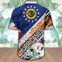 Miami Hurricanes Hawaiian Shirt Best Gift For Football Lovers