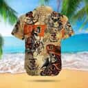 Miami Hurricanes Hawaiian Shirt Pirates Skull Gift For Sport Fans Miami Hurricanes Hawaiian Shirt Pirates Skull Gift For Sport Fans