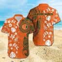 Miami Hurricanes Hawaiian Shirt Turtle Samoan Pattern Miami Hurricanes Hawaiian Shirt Turtle Samoan Pattern