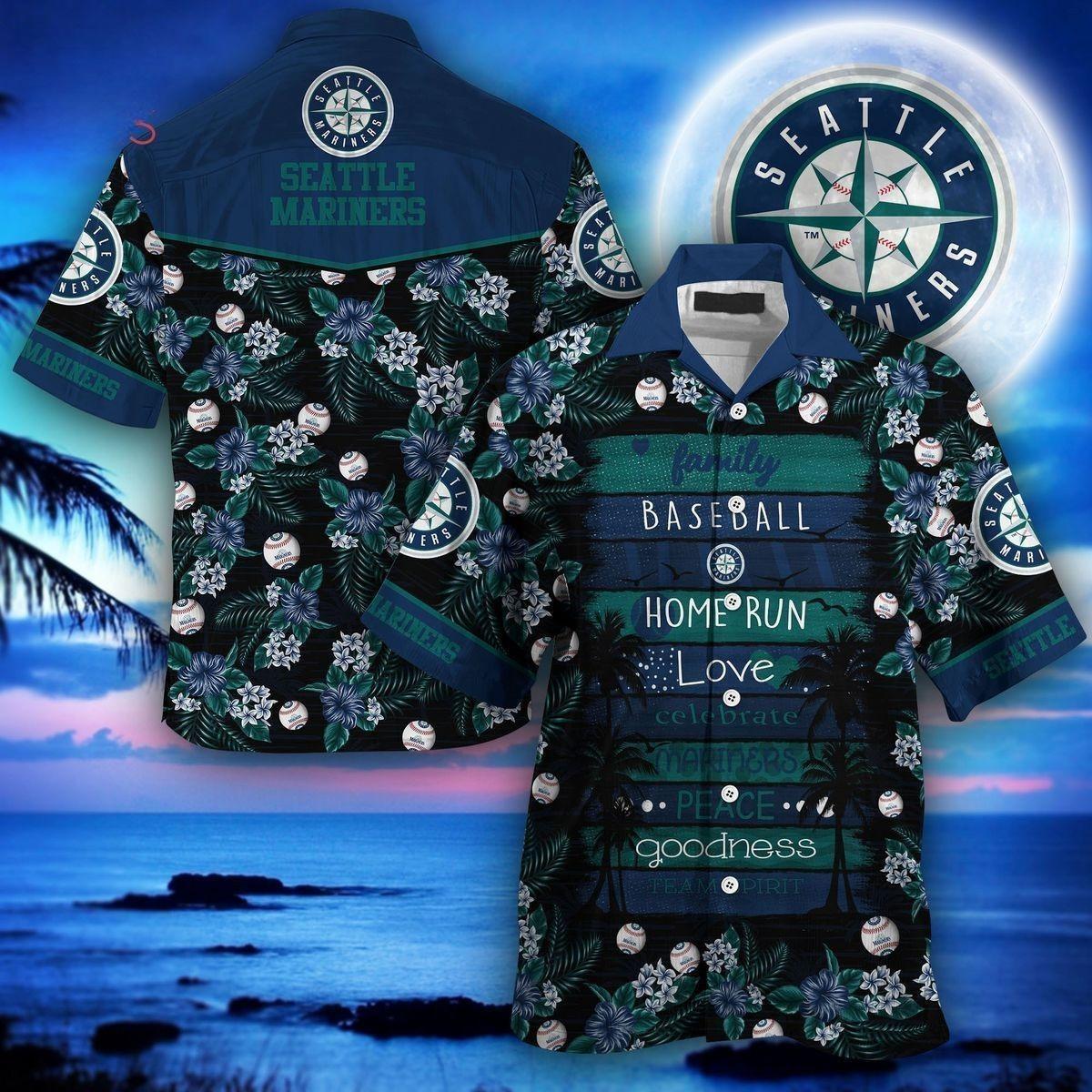 MLB Seattle Mariners Hawaiian Shirt Beach Gift For Friend