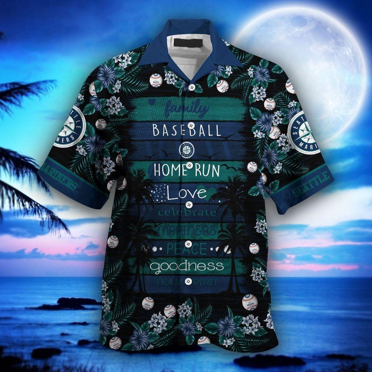 MLB Seattle Mariners Hawaiian Shirt Beach Gift For Friend MLB Seattle Mariners Hawaiian Shirt Beach Gift For Friend