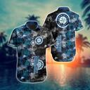 Seattle Mariners Hawaiian Shirt Island Pattern Beach Gift For Friend Seattle Mariners Hawaiian Shirt Island Pattern Beach Gift For Friend