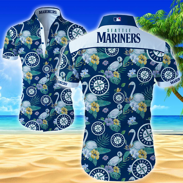 MLB Seattle Mariners Hawaiian Shirt Beach Gift For Baseball Fans