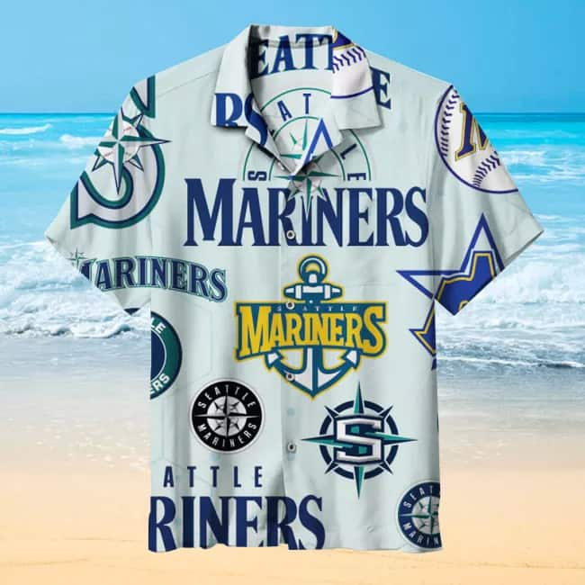 Seattle Mariners Hawaiian Shirt Cool Baseball Gift For Dad