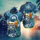MLB Baby Yoda Seattle Mariners Hawaiian Shirt Beach Gift For Friend MLB Baby Yoda Seattle Mariners Hawaiian Shirt Beach Gift For Friend