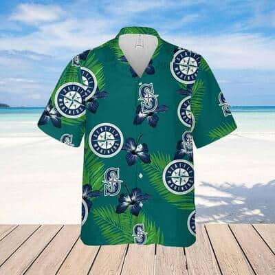 Seattle Mariners Hawaiian Shirt Hibiscus Flower Pattern Summer Gift For Friend Seattle Mariners Hawaiian Shirt Hibiscus Flower Pattern Summer Gift For Friend