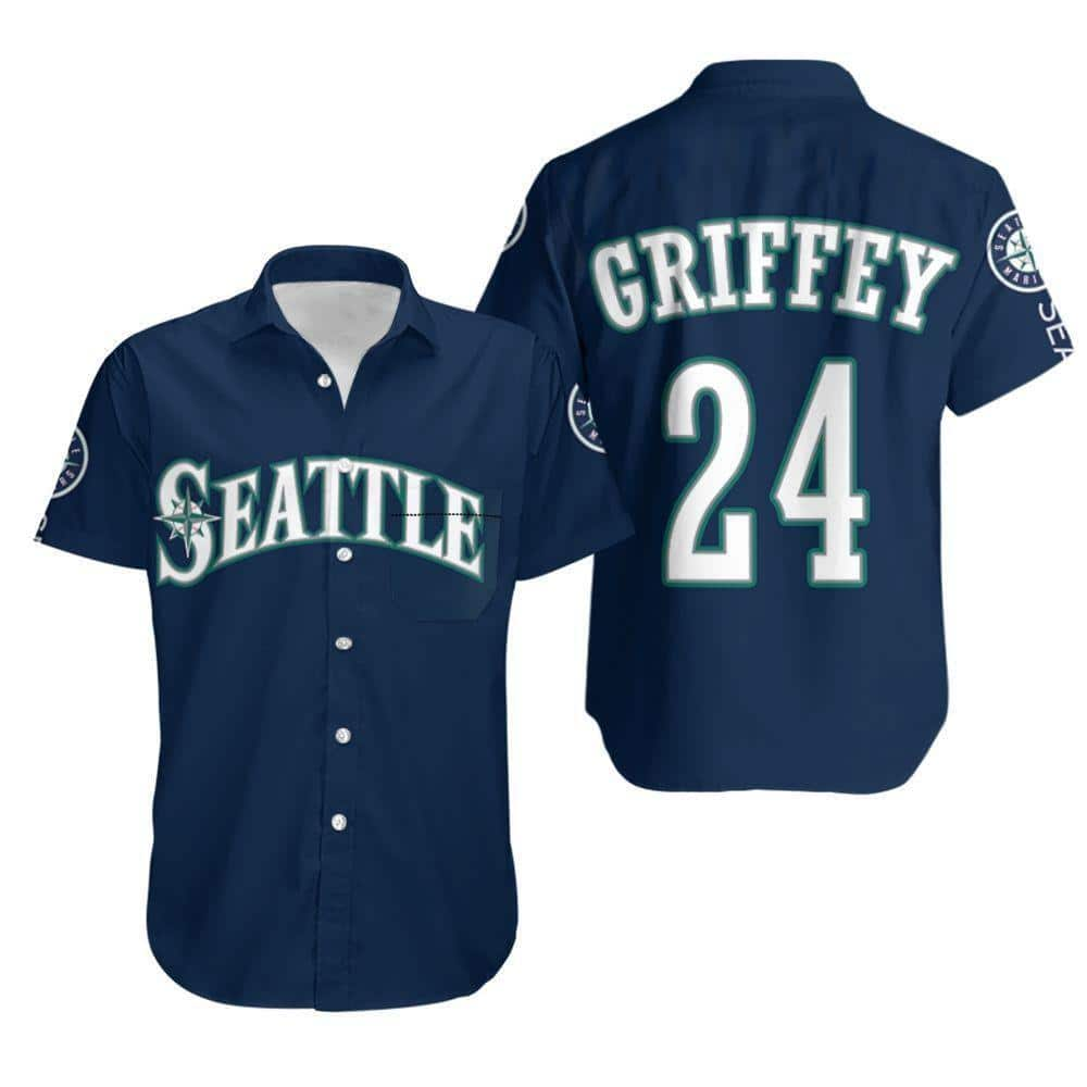 Griffey 24 Seattle Mariners Hawaiian Shirt Gift For Baseball Players