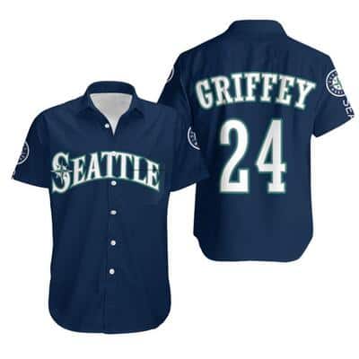 Griffey 24 Seattle Mariners Hawaiian Shirt Gift For Baseball Players Griffey 24 Seattle Mariners Hawaiian Shirt Gift For Baseball Players