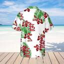 St. Louis Cardinals Hawaiian Shirt Hibiscus Flower Pattern All Over Print St. Louis Cardinals Hawaiian Shirt Hibiscus Flower Pattern All Over Print