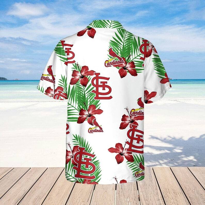 St. Louis Cardinals Hawaiian Shirt Hibiscus Flower Pattern All Over Print St. Louis Cardinals Hawaiian Shirt Hibiscus Flower Pattern All Over Print