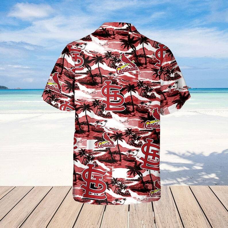 St. Louis Cardinals Hawaiian Shirt Sea Island Pattern Summer Beach Gift St. Louis Cardinals Hawaiian Shirt Sea Island Pattern Summer Beach Gift