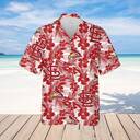 St. Louis Cardinals Hawaiian Shirt Tropical Flower Pattern Trendy Summer Gift St. Louis Cardinals Hawaiian Shirt Tropical Flower Pattern Trendy Summer Gift