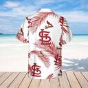 St. Louis Cardinals Hawaiian Shirt Palm Leaves Pattern Summer Gift For Friend St. Louis Cardinals Hawaiian Shirt Palm Leaves Pattern Summer Gift For Friend