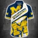 Michigan Wolverines Hawaiian Shirt Father's Day Gift For Beach Holiday Michigan Wolverines Hawaiian Shirt Father's Day Gift For Beach Holiday