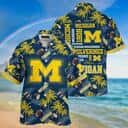 Michigan Wolverines Hawaiian Shirt Summer Beach Gift Michigan Wolverines Hawaiian Shirt Summer Beach Gift