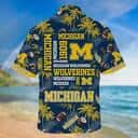 Michigan Wolverines Hawaiian Shirt Summer Beach Gift Michigan Wolverines Hawaiian Shirt Summer Beach Gift