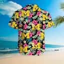 Michigan Wolverines Hawaiian Shirt Hibiscus Pattern Summer Beach Gift Michigan Wolverines Hawaiian Shirt Hibiscus Pattern Summer Beach Gift