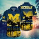 Vintage Michigan Wolverines Hawaiian Shirt Gift For Beach Trip Vintage Michigan Wolverines Hawaiian Shirt Gift For Beach Trip