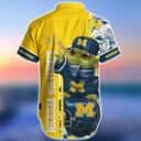 Baby Yoda Star Wars Michigan Wolverines Hawaiian Shirt Baby Yoda Star Wars Michigan Wolverines Hawaiian Shirt