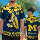 Michigan Wolverines Hawaiian Shirt Disney Mickey Mouse Trendy Summer Gift Michigan Wolverines Hawaiian Shirt Disney Mickey Mouse Trendy Summer Gift