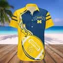 NCAA Michigan Wolverines Hawaiian Shirt Summer Gift For Sports Lovers NCAA Michigan Wolverines Hawaiian Shirt Summer Gift For Sports Lovers