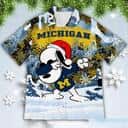 NCAA Michigan Wolverines Hawaiian Shirt Snoopy Dabbing The Peanuts NCAA Michigan Wolverines Hawaiian Shirt Snoopy Dabbing The Peanuts
