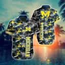 Michigan Wolverines Hawaiian Shirt Beach Pattern Summer Beach Gift Michigan Wolverines Hawaiian Shirt Beach Pattern Summer Beach Gift