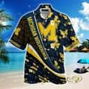 Michigan Wolverines Hawaiian Shirt Tropical Flower Pattern Best Beach Gift Michigan Wolverines Hawaiian Shirt Tropical Flower Pattern Best Beach Gift