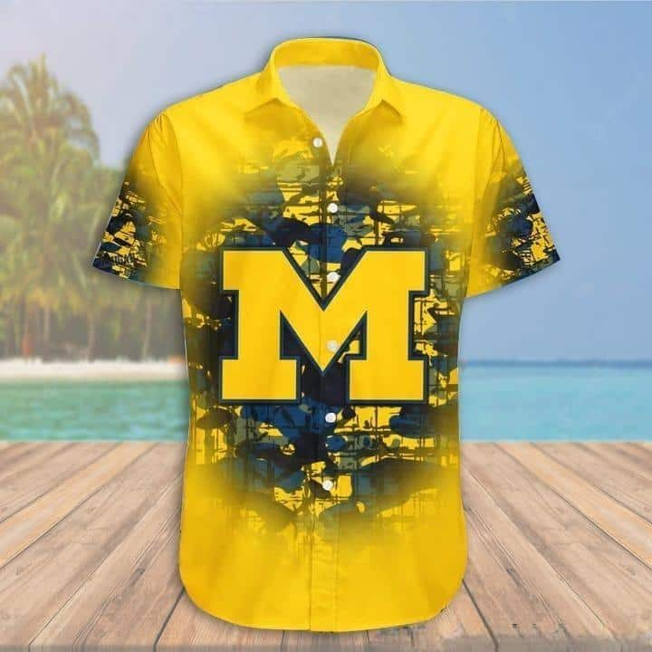 Michigan Wolverines Hawaiian Shirt Summer Gift For Sports Lovers