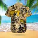 Michigan Wolverines Hawaiian Shirt Pirates Skull Beach Vacation Gift Michigan Wolverines Hawaiian Shirt Pirates Skull Beach Vacation Gift
