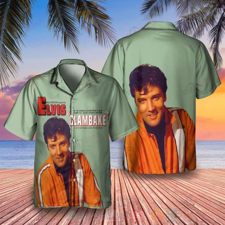 Elvis Presley Hawaiian Shirt Clambake Gift For Rock And Roll Lovers