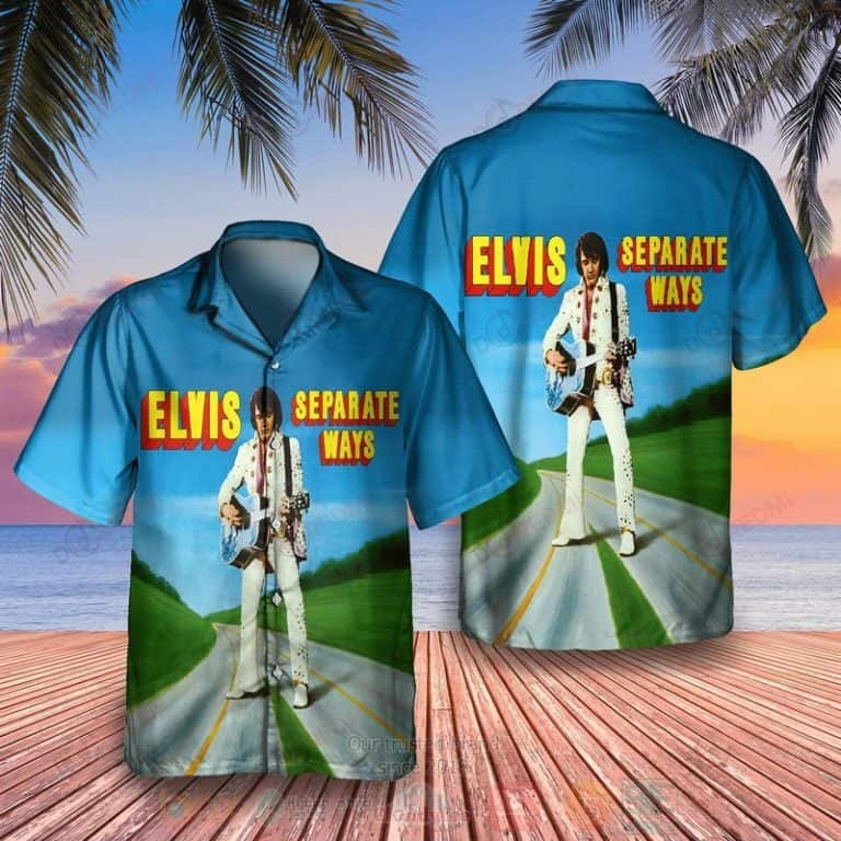 Elvis Presley Hawaiian Shirt Separate Ways Cool Gift For Music Lovers