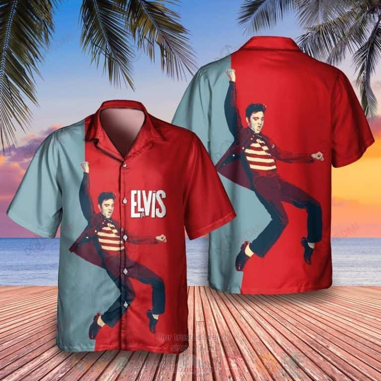 Elvis Presley Hawaiian Shirt Summer Gift For Rock And Roll Lovers