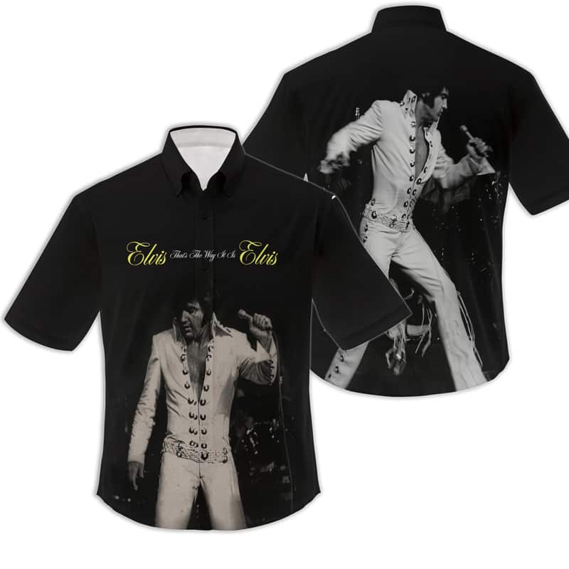 King Of Rock And Roll Elvis Presley Hawaiian Shirt Gift For Elvis Lovers King Of Rock And Roll Elvis Presley Hawaiian Shirt Gift For Elvis Lovers
