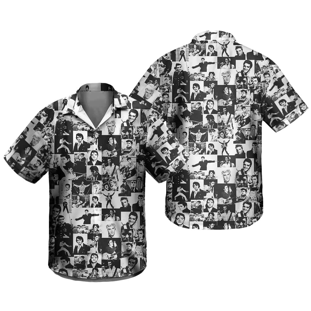 The King Of Rock And Roll Elvis Presley Hawaiian Shirt Gift For Best Friend