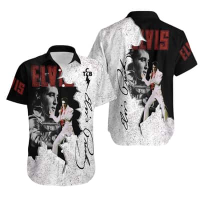 The King Of Rock And Roll Elvis Presley Hawaiian Shirt Gift For Music Fans