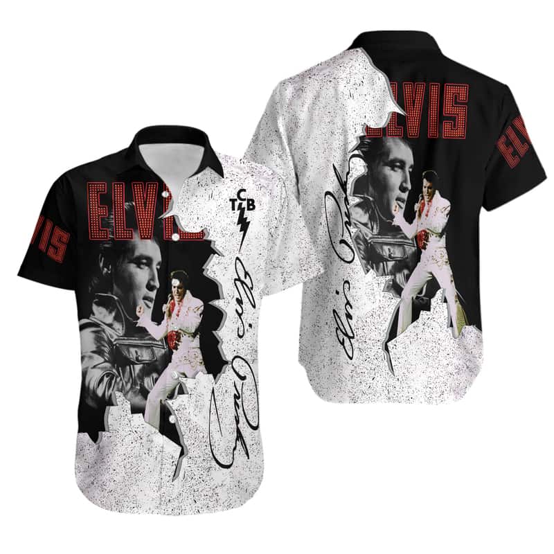 The King Of Rock And Roll Elvis Presley Hawaiian Shirt Gift For Music Fans The King Of Rock And Roll Elvis Presley Hawaiian Shirt Gift For Music Fans