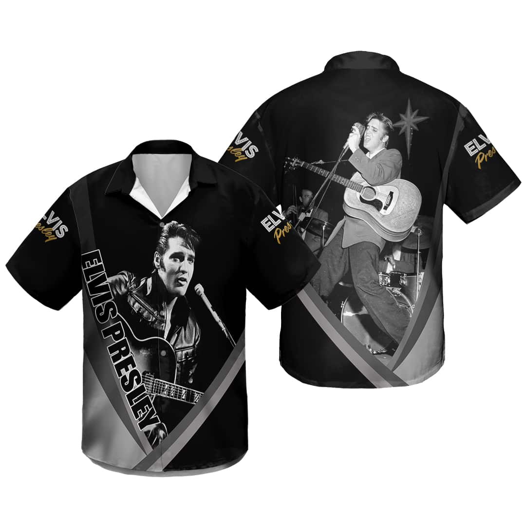 Trending Elvis Presley Hawaiian Shirt Gift For Music Lover Boyfriend