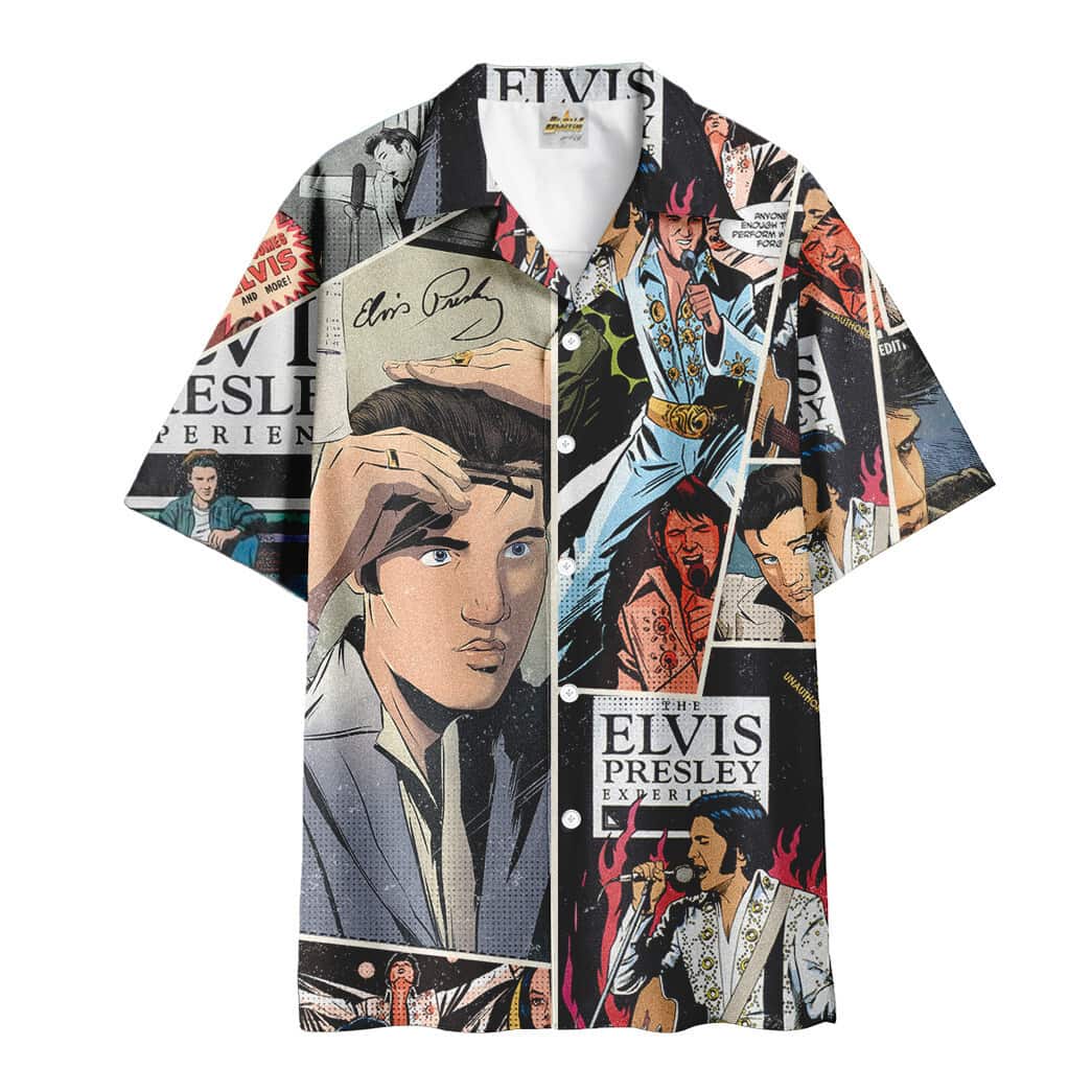 Elvis Presley Hawaiian Shirt Gift For Elvis Lovers