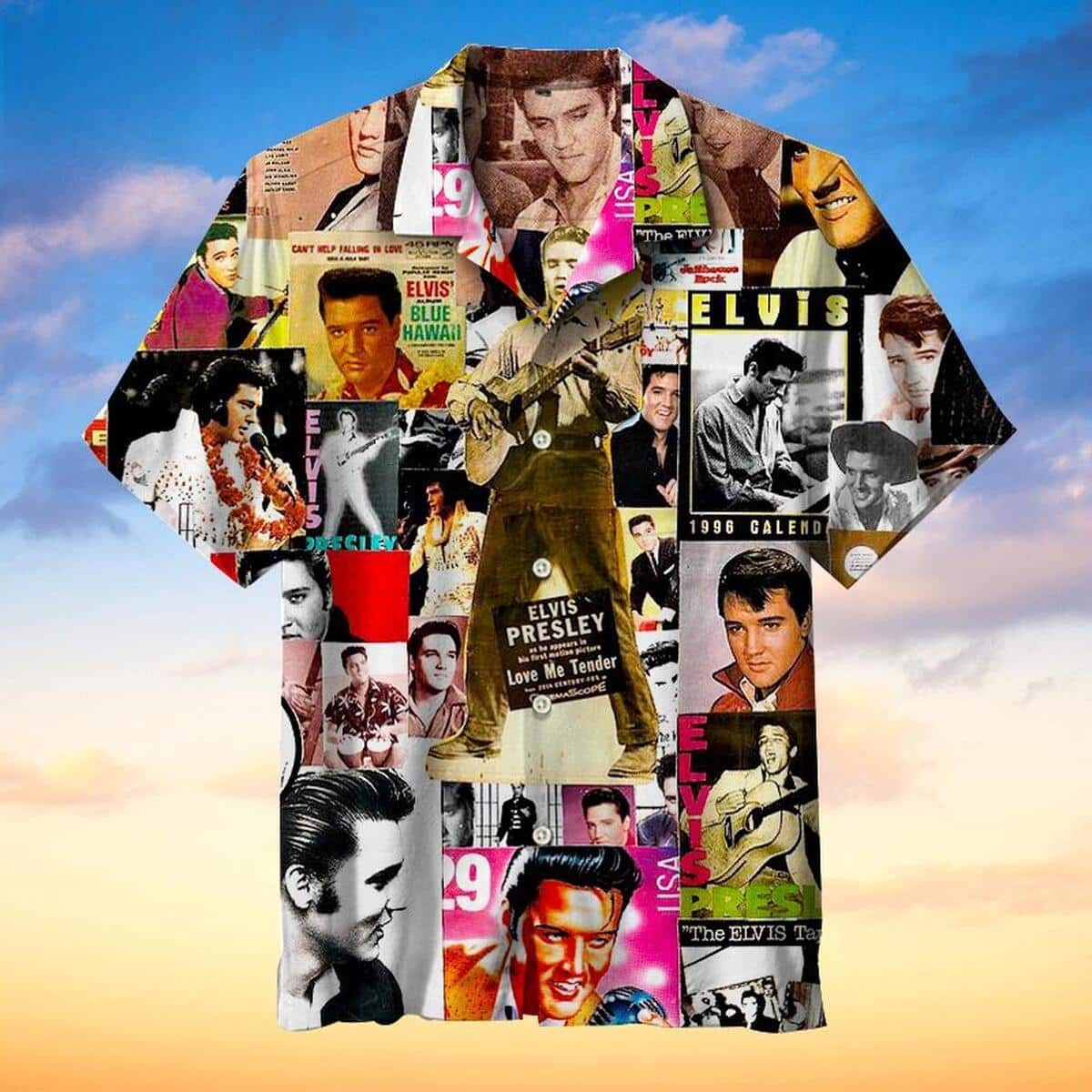 The King Of Rock And Roll Elvis Presley Hawaiian Shirt Summer Gift