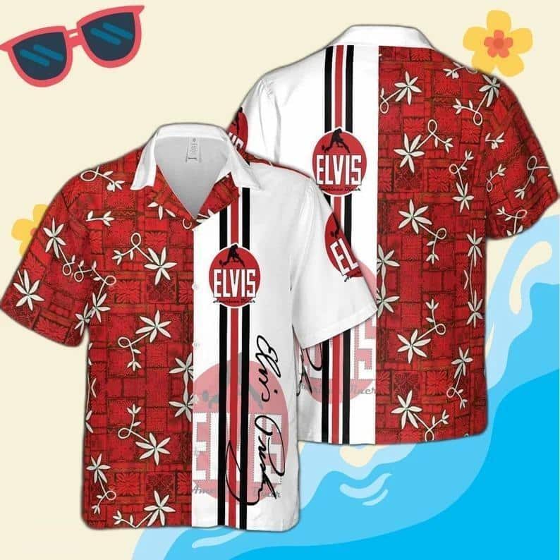 The King Of Rock And Roll Elvis Presley Hawaiian Shirt Gift For Elvis Fans